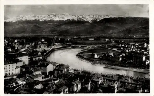 Ak Grenoble Isère, Tronche, Ile Verte