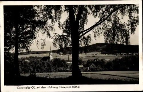 Ak Cunewalde in der Lausitz, Huhberg, Panorama