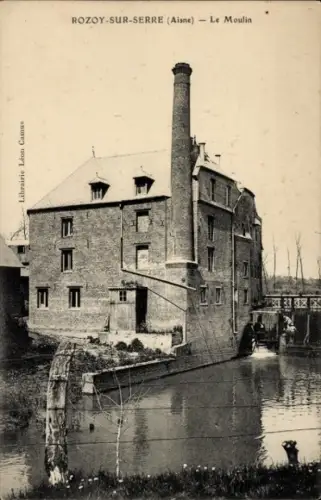 Ak Rozoy sur Serre Aisne, Mühle