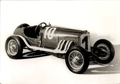 Ak Mercedes Rennwagen 1923, Daimler Benz Museum Stuttgart Untertürkheim