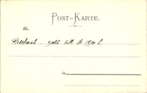 Ak Bacharach am Rhein, Altes Haus