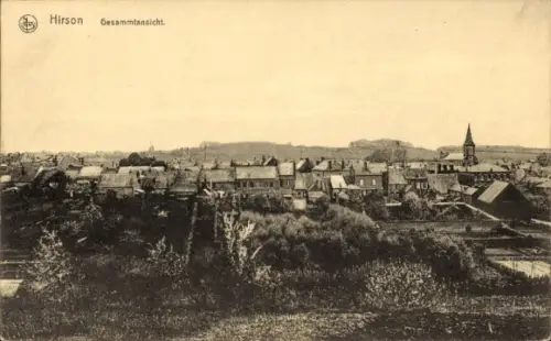 Ak Hirson Aisne, Gesamtansicht