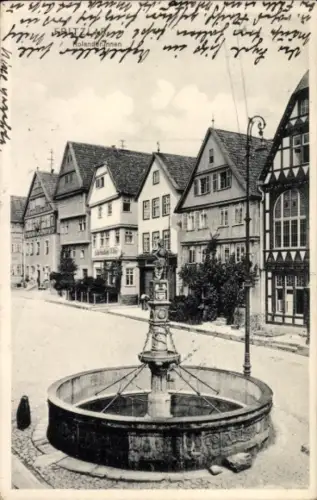 Ak Fritzlar Nordhessen, Rolandbrunnen