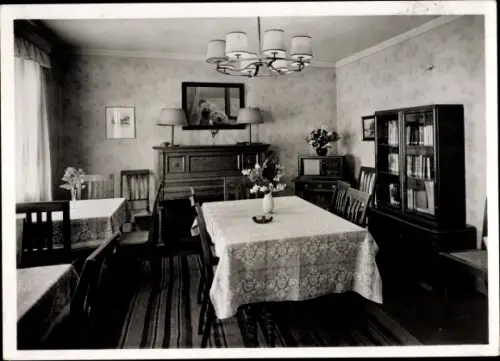 Ak Großeledder Dabringhausen Wermelskirchen im Bergischen Land, Verwalterhaus, Frühstückszimmer