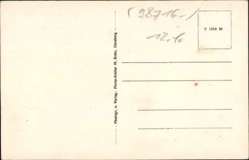 Ak Geraberg in Thüringen, Panorama