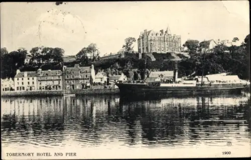 Ak Tobermory Schottland, Hotel and Pier
