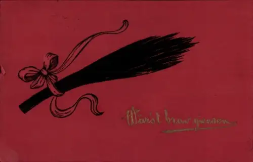 Ak Krampus, Wärst brav gewesen, Rute