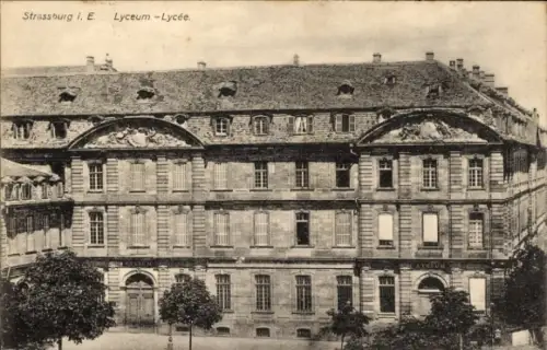 Ak Strasbourg Straßburg Elsass Bas Rhin, Lyzeum