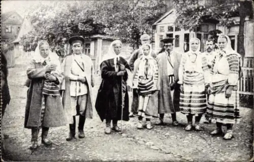 Ak Weißrussland, Rokitnosümpfe b. Brest Litowsk, Bauern