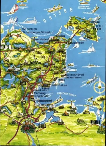 12 AK, Landkarten Nord und Ostsee