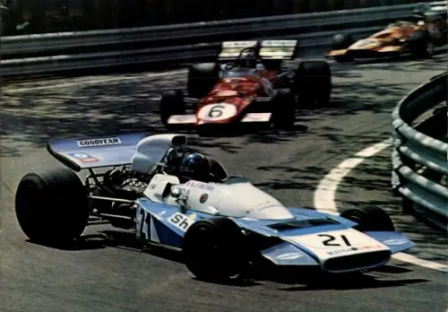Ak Rennfahrer J. P. Beltoise, Matra Simca, Rennwagen, Goodyear