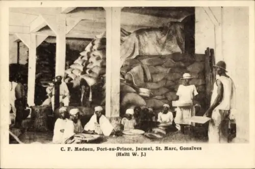 Ak Haiti, C.F. Madsen, Port au Prince, Jacmel, St. Marc, Gonaives