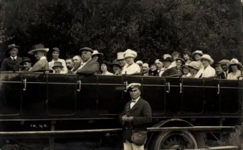 Foto Ak Kanalinsel Jersey, Autobus, Harry The Guide