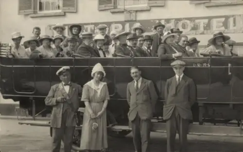 Foto Ak Kanalinsel Jersey, Autobus, Harry The Guide