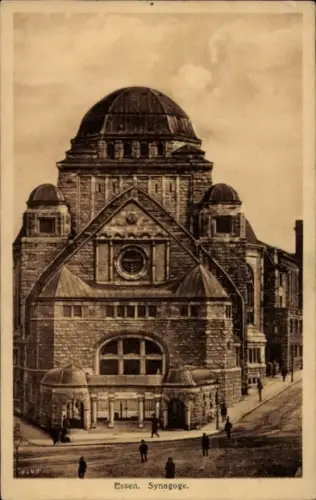 Judaika Ak Essen im Ruhrgebiet, Synagoge