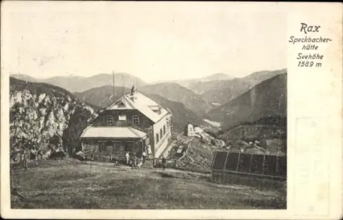 Ak Rax Niederösterreich, Speckbacherhütte