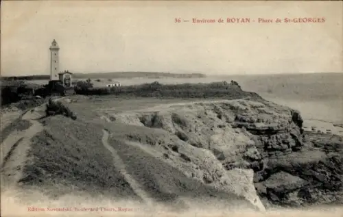 Ak St Georges Charente Maritime, Leuchtturm