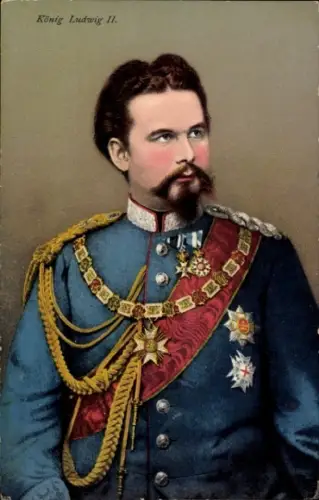 Ak König Ludwig II. von Bayern