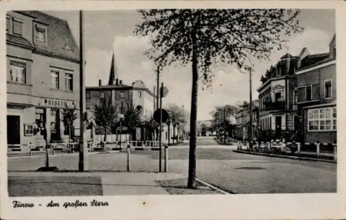 Ak Finow Eberswalde in der Mark, Am großen Stern