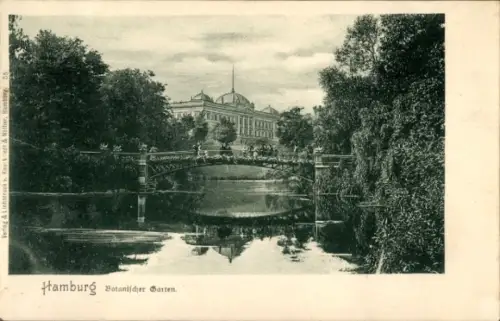Ak Hamburg Mitte Neustadt, Botanischer Garten