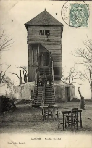 Ak Sannois Val d’Oise, Heudel Mühle