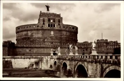 Ak Trastevere Roma Rom Lazio, Castel Sant'Angelo