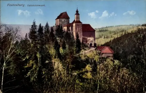 Ak Sankt Lorenzen am Wechsel Steiermark, Festenburg