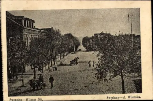 Ak Švenčionys Swenzian Litauen, Wilnaer Strasse