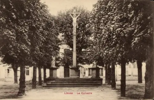 Ak Liesse Aisne, Calvaire