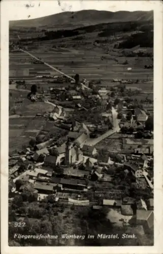 Ak Wartberg im Mürztal Steiermark, Fliegeraufnahme