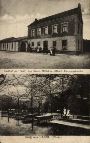 Ak Baerl Duisburg am Rhein, Gasthof zur Post
