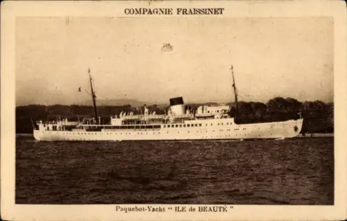 Ak Dampfer Ile de Beaute, Fraissinet Navigation Company