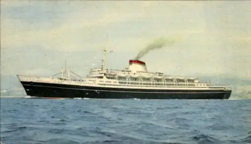 Ak Dampfschiff Tn Cristoforo Colombo, Italia, Società di Navigazione, Genova