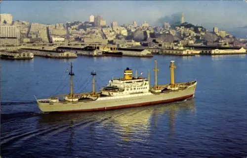 Ak Dampfer MV Dinteldyk, San Francisco, Holland America Line, HAL