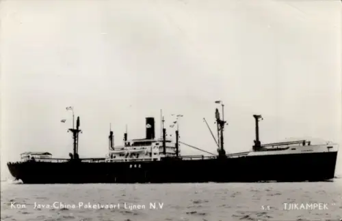 Ak SS Tjikampek, Kon. Java China Paketvaart Lijnen N. V., Dampfschiff