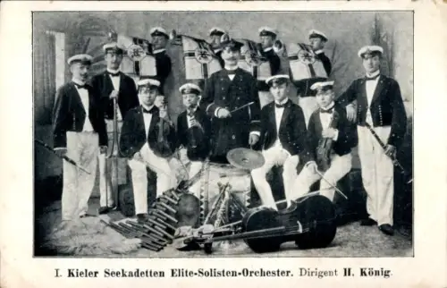 Ak I. Kieler Seekadetten Elite-Solisten-Orchester, Dirigent H. König