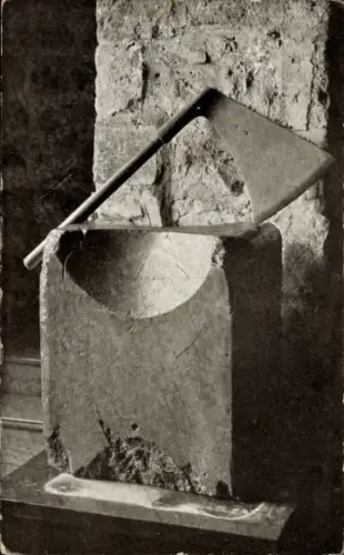 Ak Tower Hamlets London England, Hinrichtungsblock, Axt,   Objekte