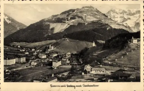 Ak Eisenerz Steiermark, Panorama, Erzberg, Reichenstein