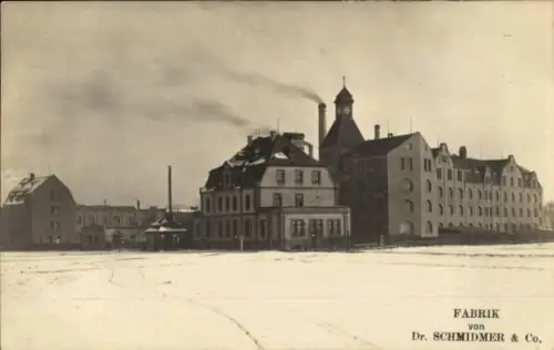Foto Ak Zell am Harmersbach, Fabrik von Dr. Schmidmer & Co., Vereinigte Zeller Keramische Fabriken