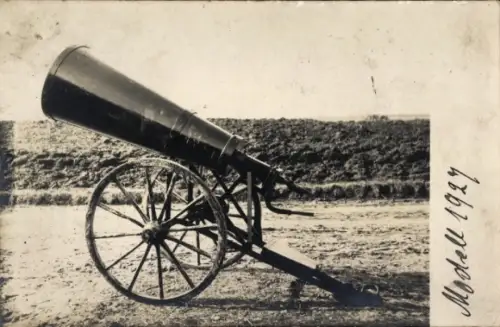 Foto Ak Kanone Modell 1927