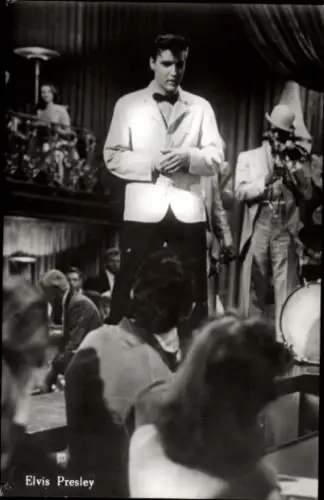Ak Sänger Elvis Presley, Portrait, Bühne