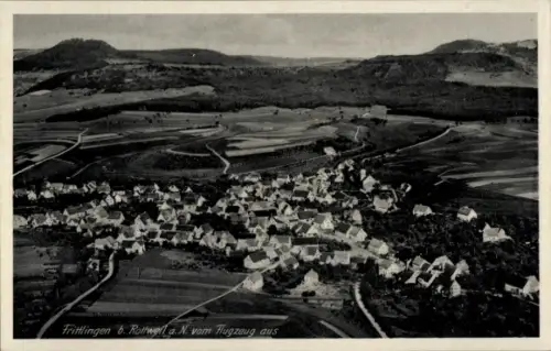 Ak Frittlingen in Württemberg, Luftaufnahme von  ländliche Umgebung, Häuseransicht