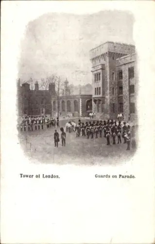 PC London England, Tower of London, Guards on Parade