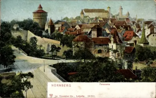 Ak Nürnberg in Mittelfranken Bayern, Panorama