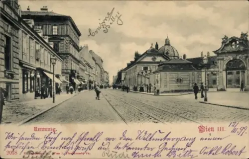 Ak Wien III., Rennweg