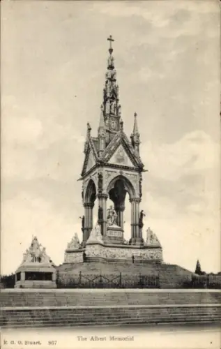 Ak London City England, Albert Memorial