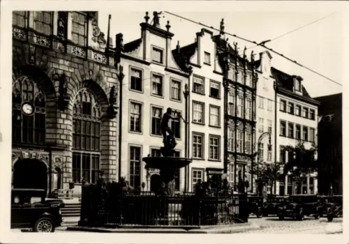 Ak Gdańsk Danzig, Langgasse
