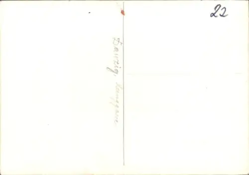 Ak Gdańsk Danzig, Langgasse