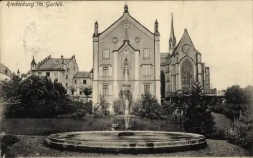 Ak Riedenburg Bregenz am Bodensee Vorarlberg, Kloster Riedenburg, Garten