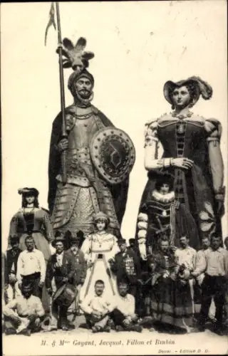 Ak Douai Nord, M et Mme Gayant, Jacquot, Fillon et Binbin